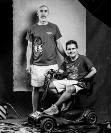 Retrato de José Luis y Diego